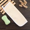 4 Pack Exfoliating Face and Body Wash Cloths 2-Sided Bath Towel Exfoliating Scrub Cloth for Women and Man Washcloth with Soft Handle and Fine Mesh(26 x 22cm)
