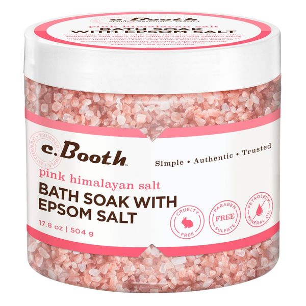 C.booth Bath Soak with Epsom Himalayan Salt, 17.8 Ounce
