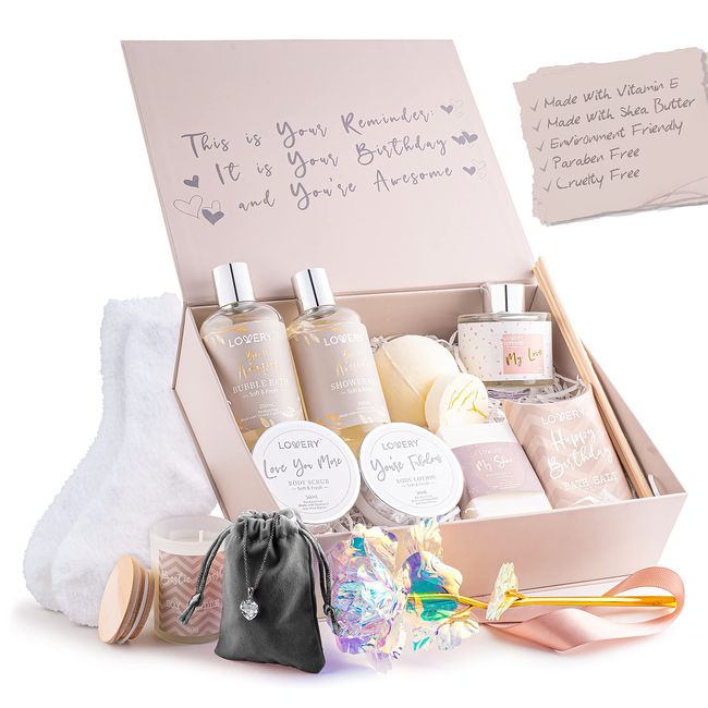 Luxurious Bath Lover's Set: Bath Gifts for Women