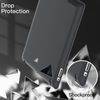 JETech Case for iPad 2/3/4, Protective Hard Back Shell Soft-Touch Tablet Stand Cover, Auto Wake/Sleep (Dark Grey)