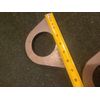 3/8"  WELD ON LIFTING EYE D-RING - SHACKLE MOUNT - TRAILER TIE DOWN - TOW STRAP