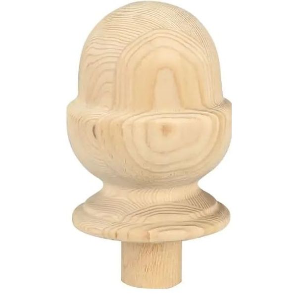 Jackson Woodturners Pine Acorn Newel Cap 82mm
