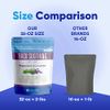 Back Soothing Bath Salt 32 Ounces Epsom Salt with Natural Bergamot, Lavender, Eucalyptus and Peppermint Essential Oils Plus Vitamin C in BPA Free Pouch with Easy Press-Lock Seal