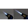 Scorch Torch CNC Machined 6.75" Tall Handheld Aluminum Flame Adjustable Butane Refillable Torch In Gift Box (Black #3)