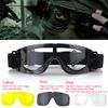 Elemart Tactical Airsoft Goggles - Safety Goggles Army Goggles Military Eye Protection Hunting Glasses for Shooting - 3 Interchangeable Multi Lens & Carrying Case