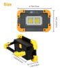 4X Rechargeable COB LED Work Light Spotlight Floodlight Camping Torch Emergency