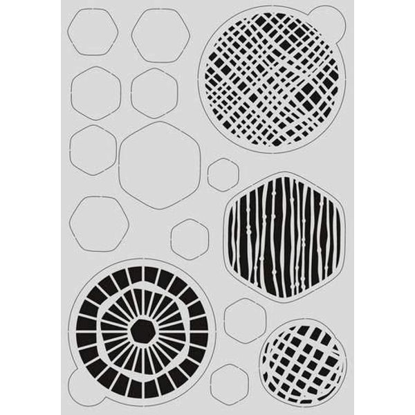 Pronty A4 Stencil - Gel Lines