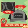 I'm A Coffee Maker. I Got This. I Think... - Leather Black Patch Engraved Trucker Hat, Navy-White, One Size