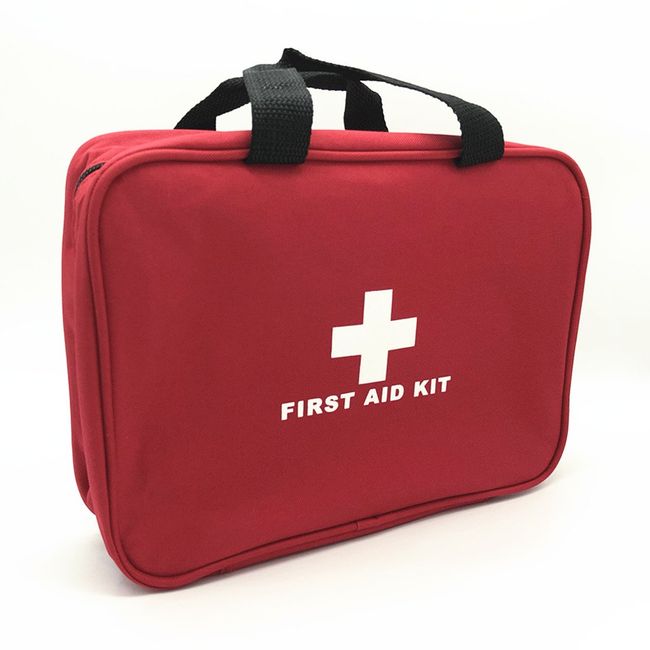 AOYATIME First Aid Kit, First Aid Kit, 2 Layers, Waterproof Separate Net, Portable First Aid Kit, Medical Pouch, Mini First Aid Kit, Earthquake Disaster Preparedness Medical Bag