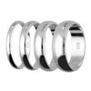 Treuheld® 925 Sterling Silver Ring in 48 Sizes, Sterling Silver, No Gemstone
