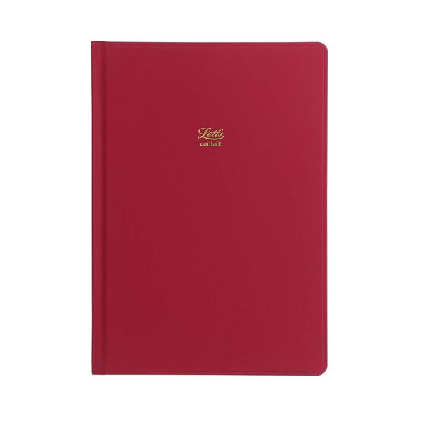 Letts of London Icon A5 Address Book Red