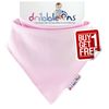 Dribble Ons Bib - Baby Pink (0-24 Months)