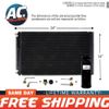 CNFP1424KT Kit A/C Universal Condenser Parallel Flow 14 x 24 with Receiver Drier