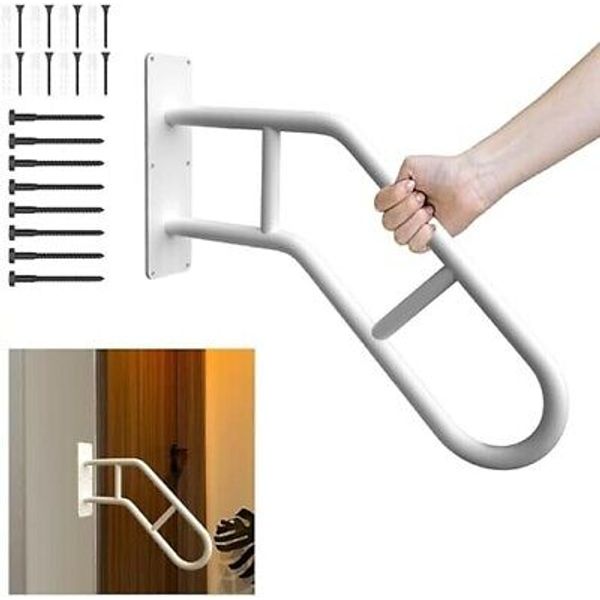 Handrails for Outdoor Steps, 28.7” Safety Grab Bars for Stairs, Wall Mount