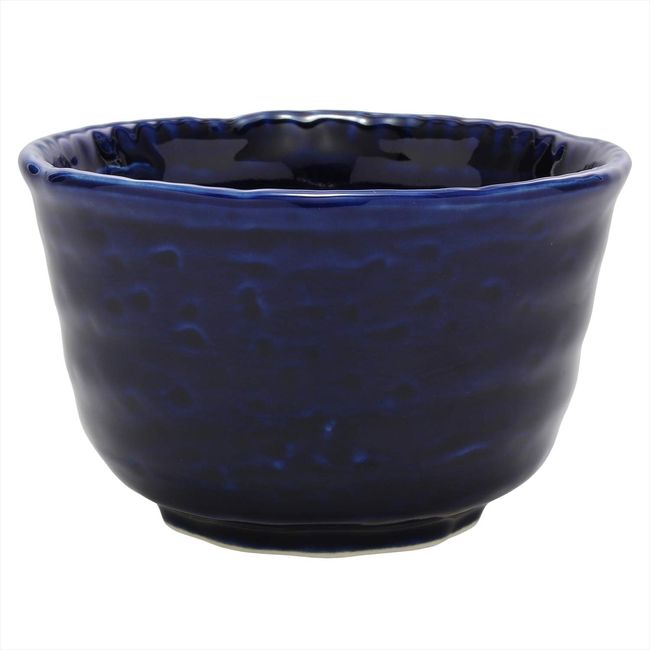 Sato 17169 Rokubei Soba Chiyoguchi Ruri Glaze Banko Ware 3.9 inches (10 cm)