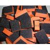 1500pc Disposable 80/80 Black Grit Orange Sanding Mini Small Buffer Blocks Bulk
