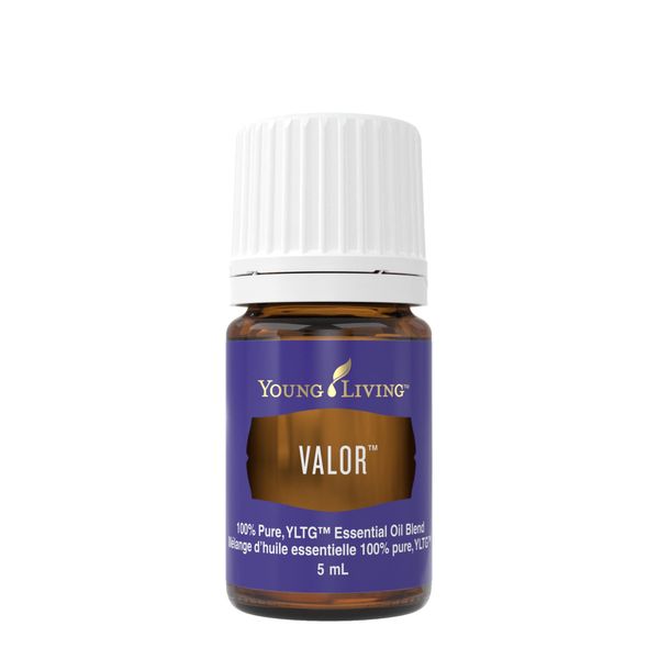 Young Living Valor Essential Oil - Empowering Blend with a Harmonious Blend of Black Spruce, Blue Tansy, Camphor Wood, Geranium, and Frankincense - 5ml Bottle for Courage and Confidence