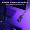 SinLoon Desktop Computer External PC Power Button PC Power Switch Multifunctional Desktop Button for Easy Start and Reset Control with LED Light-2M/6.5FT