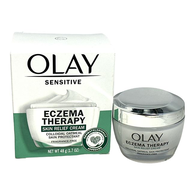 Olay Eczema Therapy Skin Relief Cream Colloidal Oatmeal Skin Protectant 1.7oz.