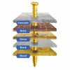 TIMCO Concrete Screws Flat Countersunk Yellow - 7.5 x 70