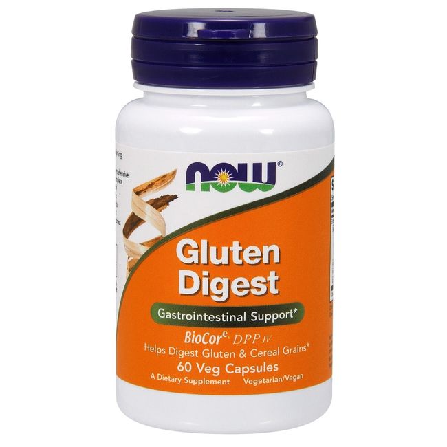 NOW Foods Gluten Digest, 60 Veg Capsules