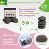 Sinutan® Konjac Face Sponge, 100% Natural (Black)