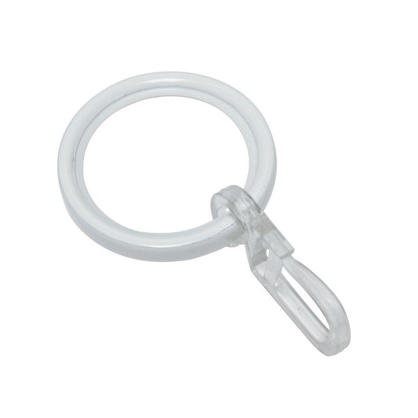 Gardinia Curtain Ring Ø 20 mm, Metal, White