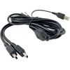 OMNIHIL 10FT-MINI-USB Splitter Cable Compatible with Autel Maxisys MS906BT OBDII Scan Tool