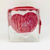 Estee Lauder Transparent Lipstick Bag with Love Shape Mirror, New & Authentic!!!