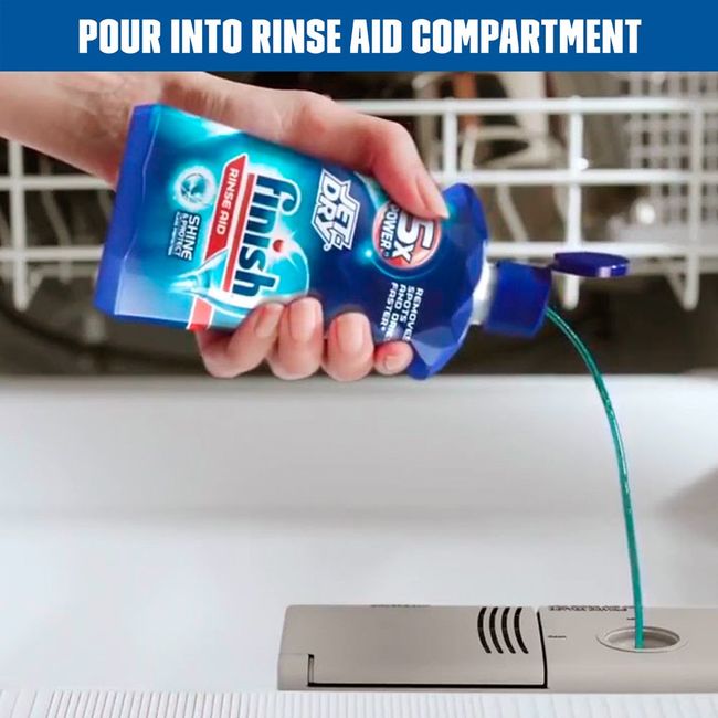 Finish Jet-Dry Rinse Aid, Dishwasher Rinse & Drying Agent, 8.45 oz