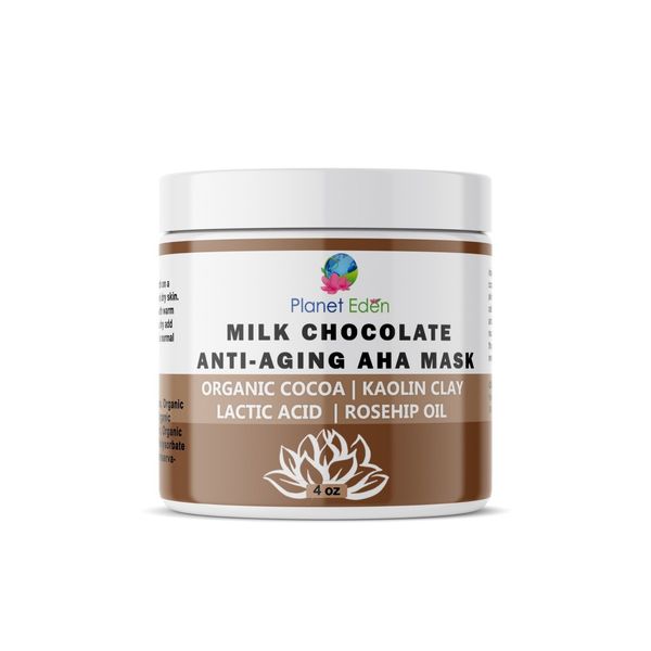 ORGANIC Milk Chocolate Skin MASK - Lactic Acid - Exfoliation, Detox, Ant-Aging