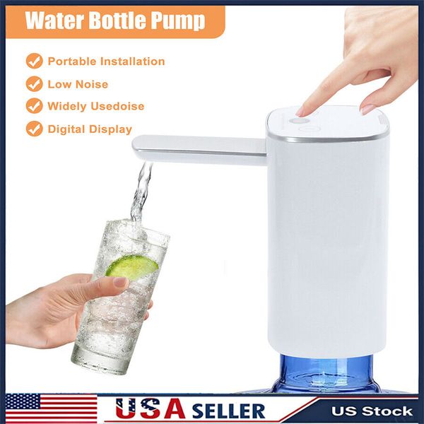 5 Gallon Water Bottle Jug Automatic Dispenser Universal Electric Switch Pump USB