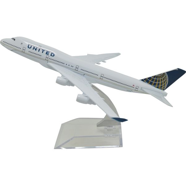 TANG DYNASTY(TM 1:400 16cm B747-400 United Airline Metal Airplane Model Plane Toy Plane Model