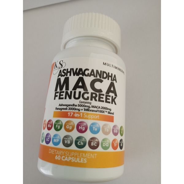maca fenugreek Root 17 in one stress relief supplement,powerful ingredient..... 