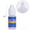 5 Pcs 3g Bottles Extra Strong Super Strong Quick Dry False Fake Nail Glue For Nail Tips Rhinestones Nail Art Decoration Nail Glue - Professional Salon & Home Use