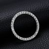 WINOMO Auto Engine Start Stop Button Ring Crystal Bling Rhinestone Car Decor Accessories (White)