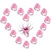 100PCS Lash Glue Holder Rings for Eyelash Extensions, Disposable Volume Lashes Glue Blossom Cups for Lash Extension