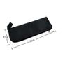 Made in Japan Makeup Brush Case with 10 Pockets Black