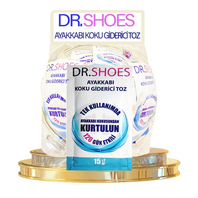 DR.SHOES 3 Adet Ayak Koku Giderici - Ayakkabı Koku Giderici Toz 120 Gün Etkili - DR.SHOES ile Ayak Kokusuna Elveda Deyin