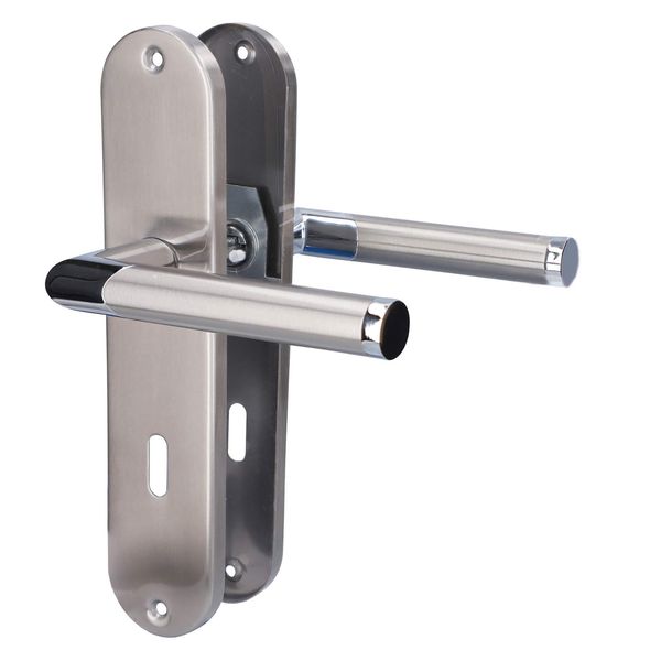 ALPERTEC Stainless Steel renovierungsgarnitur (I) bi-Color-Alberts Room Door Latch Door Handle Shaped 88021880