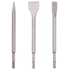 LSHUZIYU 10" 3 PCS Set, SDS-Plus Hammer Drill Chisel Bits, Rotary Hammer Bits