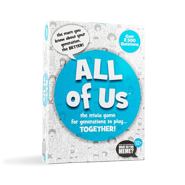 WHAT DO YOU MEME? All of Us - The Family Trivia Game for All Generations - Family Card Games for Kids and Adults, Easter Family Games