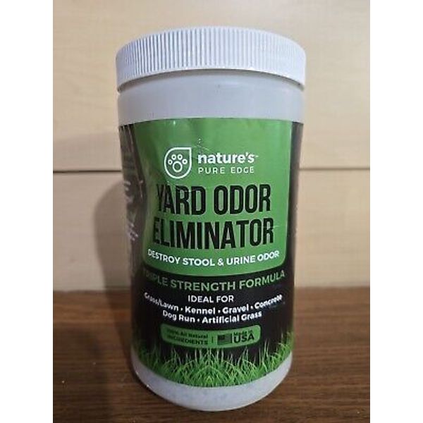 Nature's Pure Edge Yard Odor Eliminator 1.11 Lb Natural Deodorizer Pets Granules