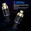 LEKATO 5.8G Wireless Microphone Transmitter Receiver System Plug On XLR 100ft