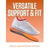 Sof Sole Men's Athlete Performance Full-Length Insole, Orange, 7-8.5