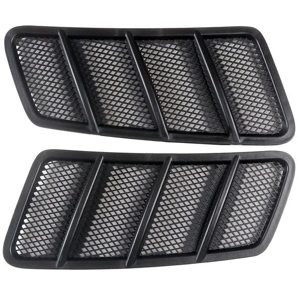 1668800105 1668800205 Pair Front Hood Vent Air Grille Cover for Mercedes Benz W166 ML GL GLE Class GL350 GL450 GL550 GL63 AMG 2013-2016 ML350 ML550 ML63 2012-2015 Hood Air Vent Grille Left and Right