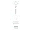 Universal Basin Sink Waste Solid Brass Leak Proof Slotted Un-slotted Compatible Eco-Friendly (Brushed Nickel)