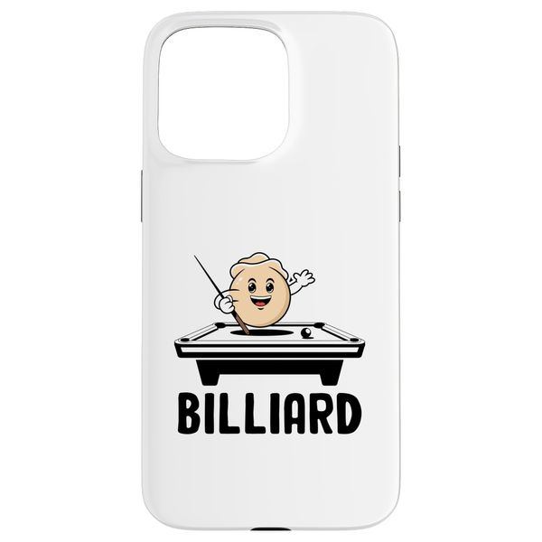 Dumpling Playing Billiard Sports Player Athlete Game Case for iPhone 15 Pro Max