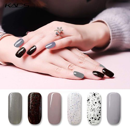 KADS 6PCS Soak Off UV LED Smalto semipermanente in Gel Nail Polish Nail Art set