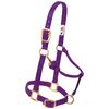 Weaver Leather Nylon Miniature Horse Adjustable Halter Purple